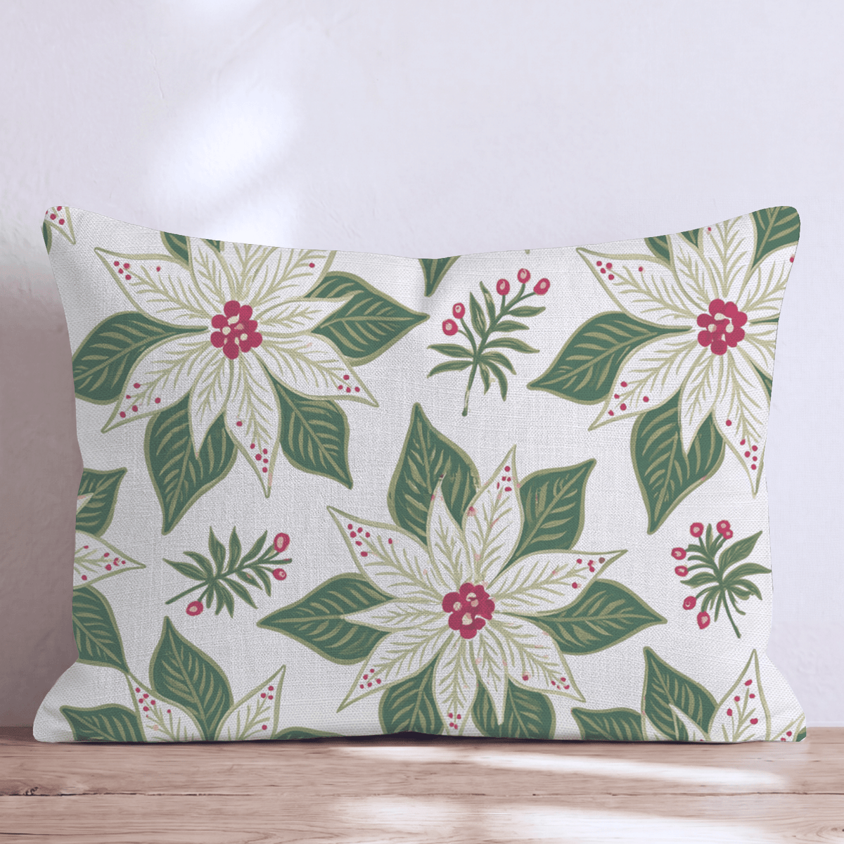 Noel Garden Throw Pillow throw pillow - Hillcroft Home