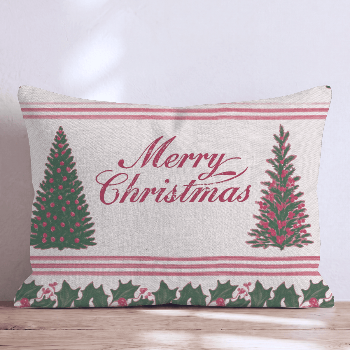 Noel Promenade Throw Pillow throw pillow - Hillcroft Home
