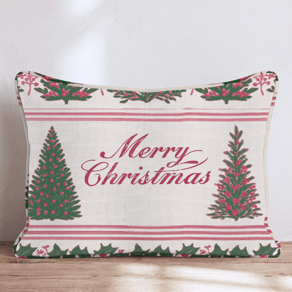 Noel Promenade Throw Pillow throw pillow - Hillcroft Home