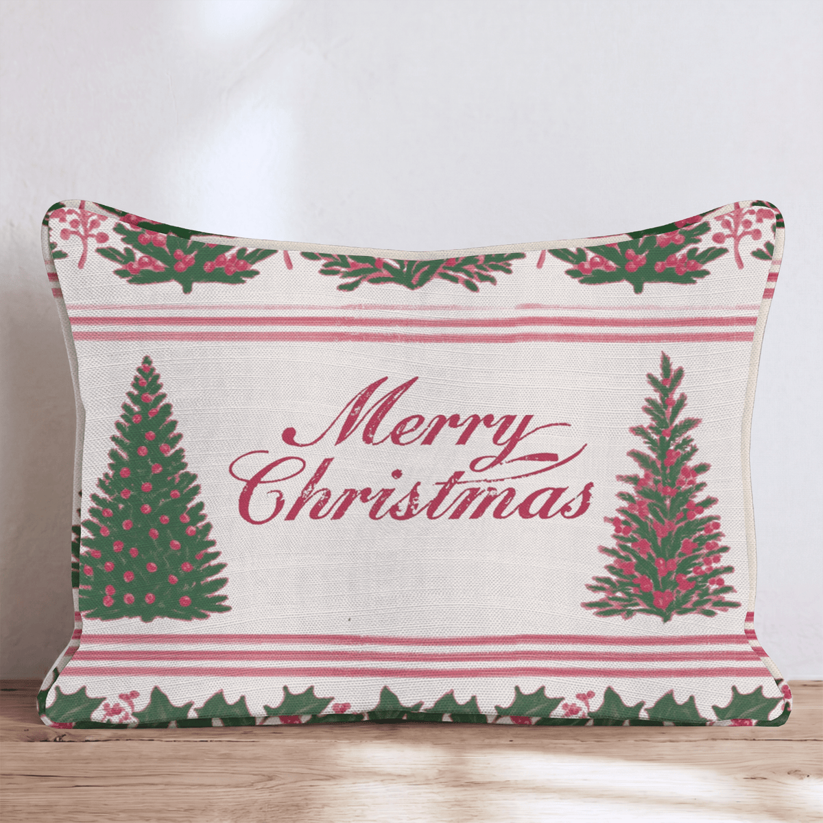 Noel Promenade Throw Pillow throw pillow - Hillcroft Home