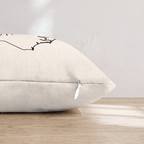 North Carolina Home Throw Pillow - Hillcroft Home
