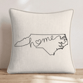 North Carolina Home Throw Pillow - Hillcroft Home
