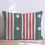 North Star Stripe Throw Pillow throw pillow - Hillcroft Home