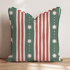 North Star Stripe Throw Pillow throw pillow - Hillcroft Home