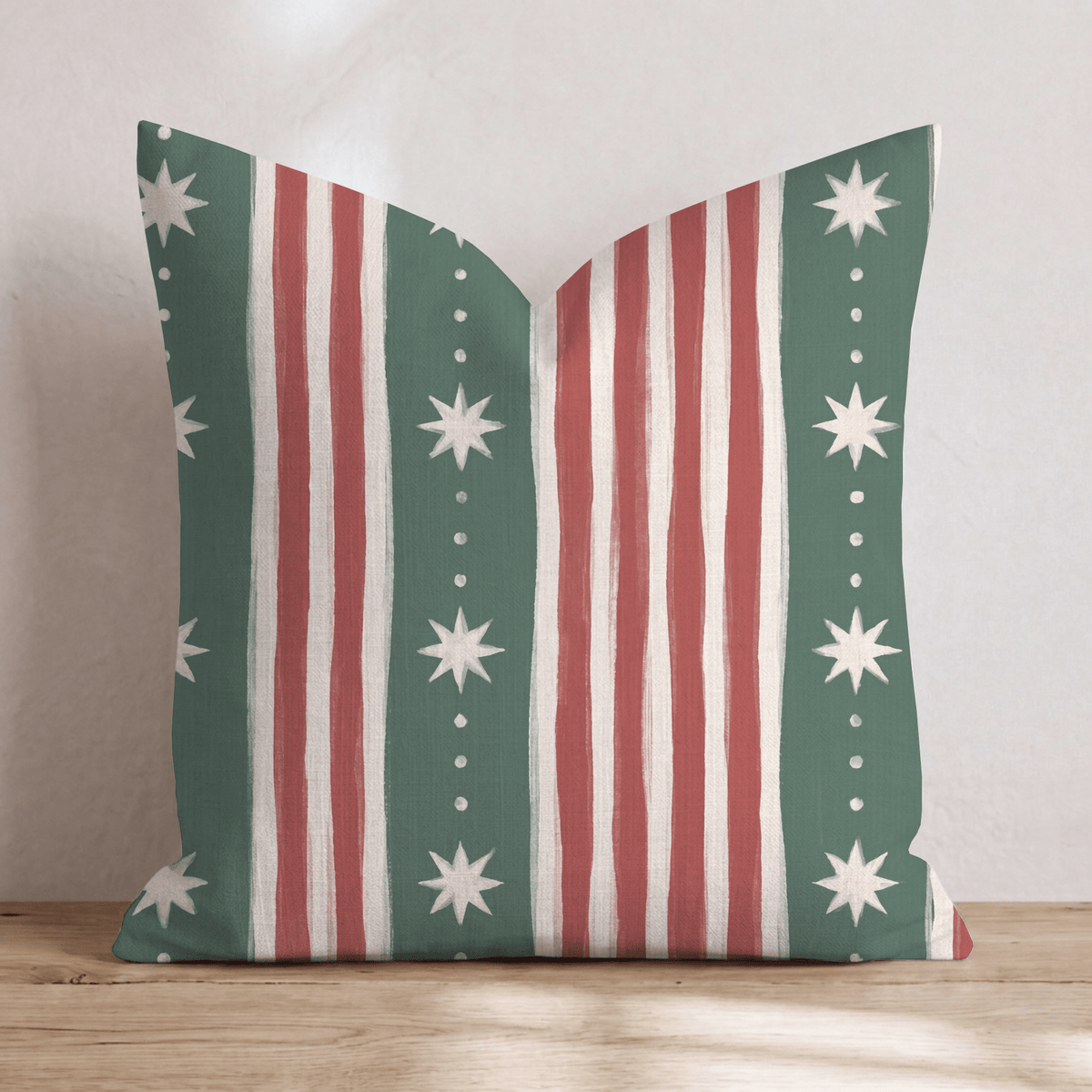 North Star Stripe Throw Pillow throw pillow - Hillcroft Home