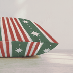 North Star Stripe Throw Pillow throw pillow - Hillcroft Home