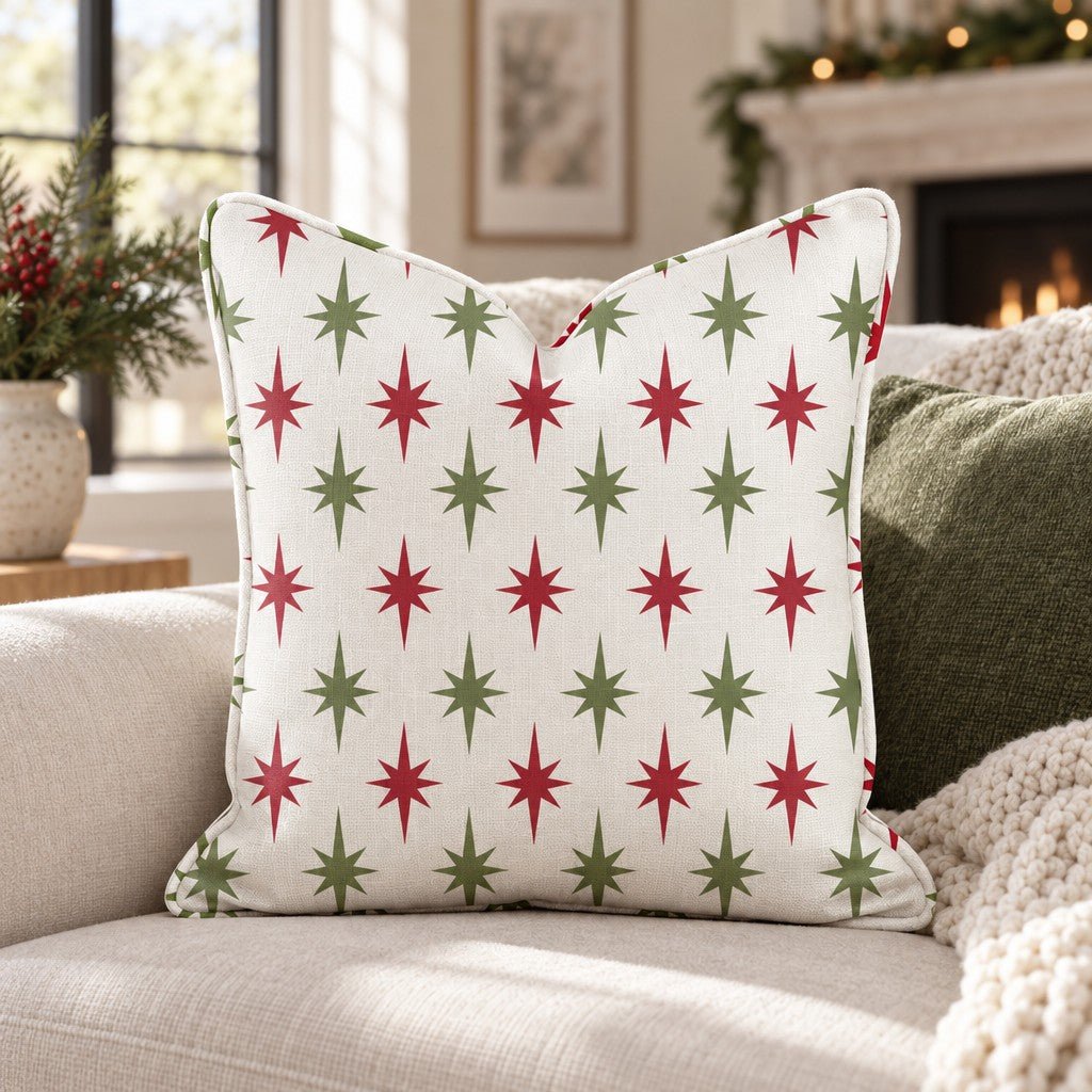 North Star Struck Throw Pillow throw pillow - Hillcroft Home