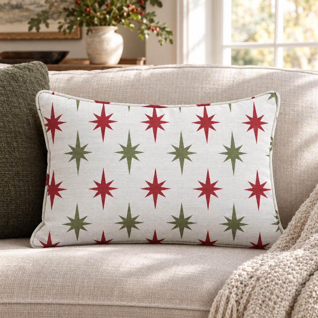 North Star Struck Throw Pillow throw pillow - Hillcroft Home