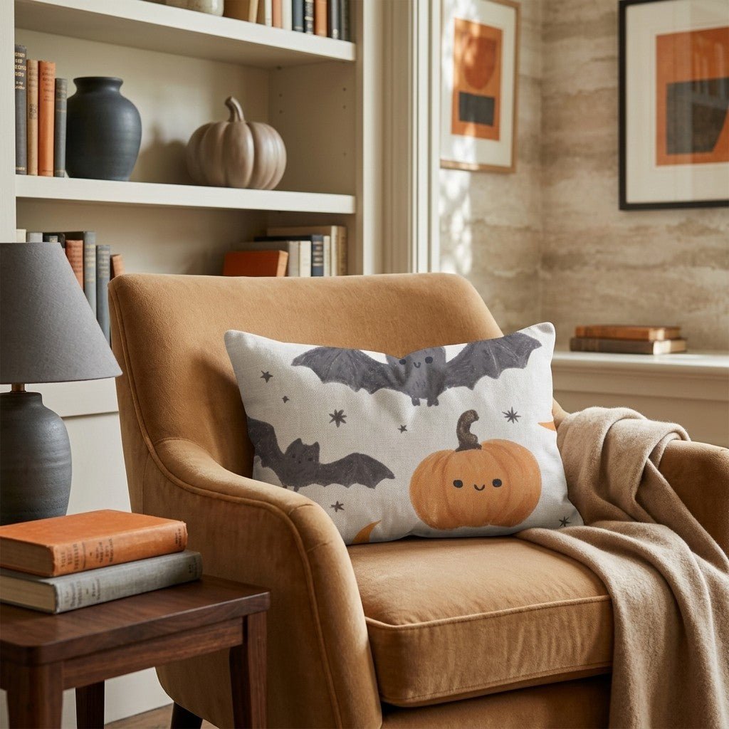 Not-So-Spooky Throw Pillow - Hillcroft Home
