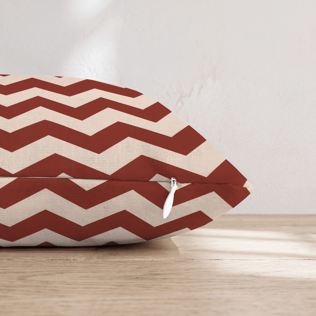 Notch Lines Throw Pillow - Hillcroft Home