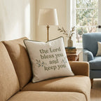 Numbers 6:24 Throw Pillow - Hillcroft Home
