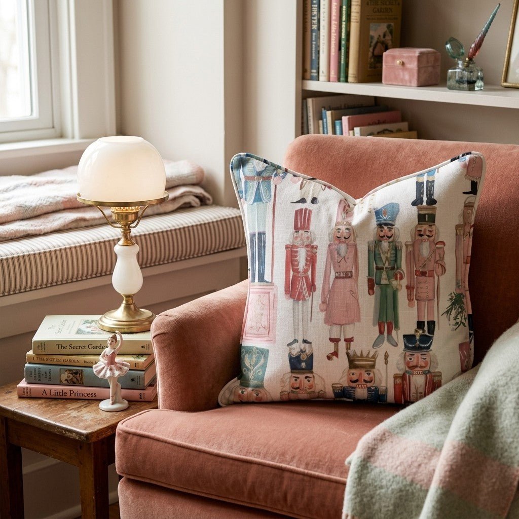 Nutcracker Gala Throw Pillow - Hillcroft Home