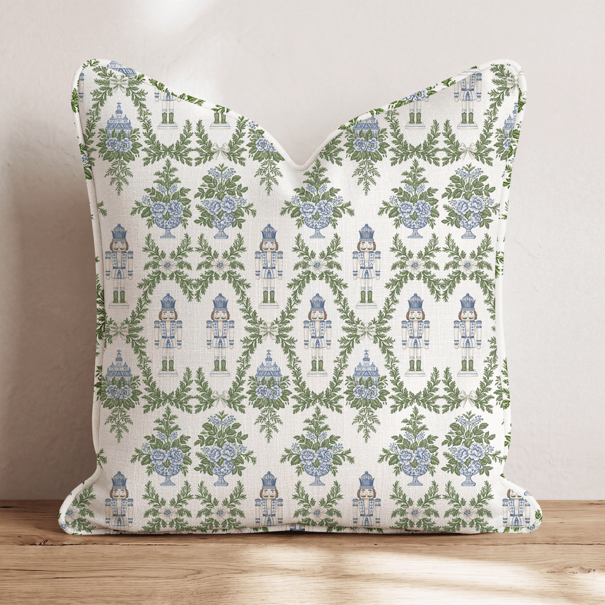 Nutcracker Manor Throw Pillow throw pillow - Hillcroft Home