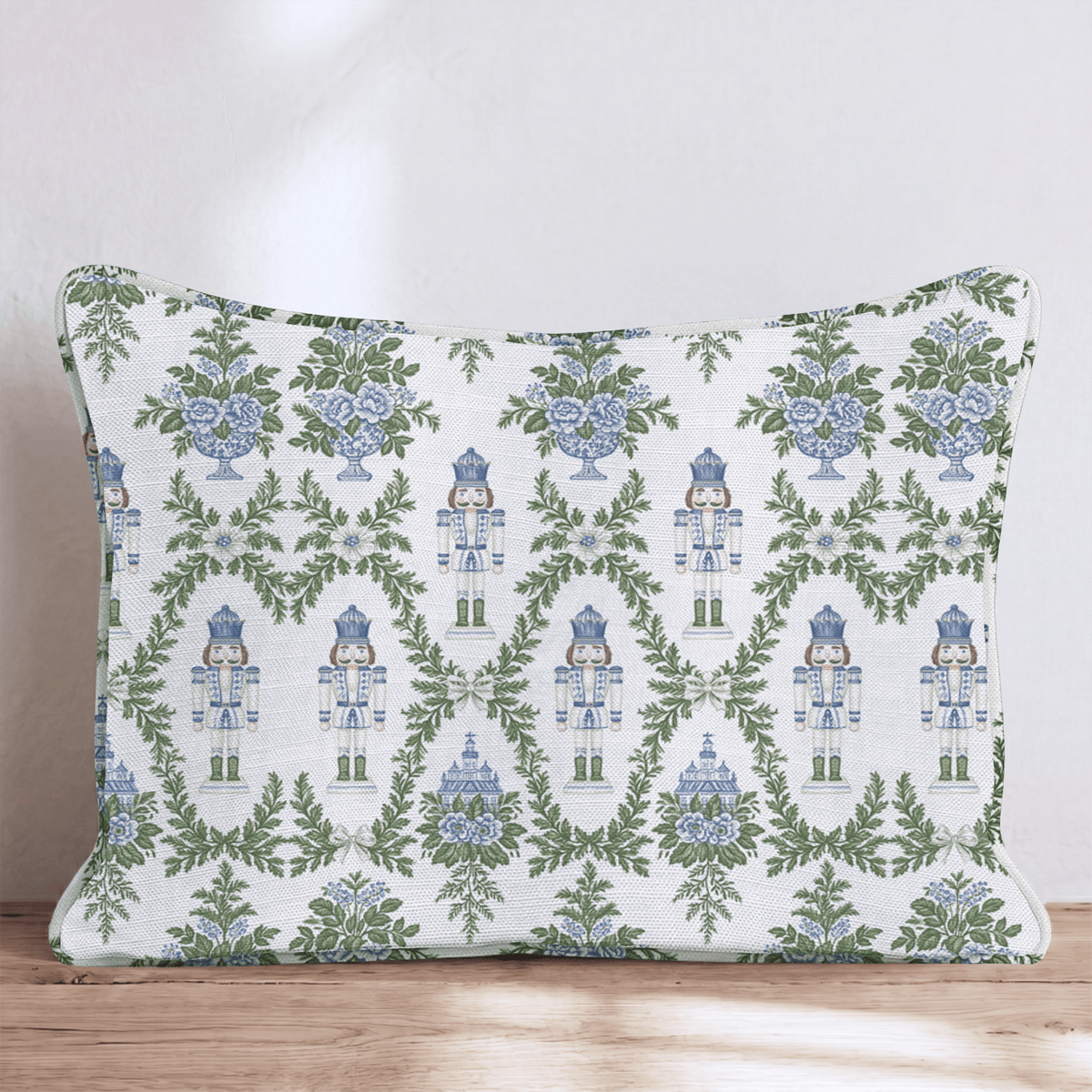 Nutcracker Manor Throw Pillow throw pillow - Hillcroft Home