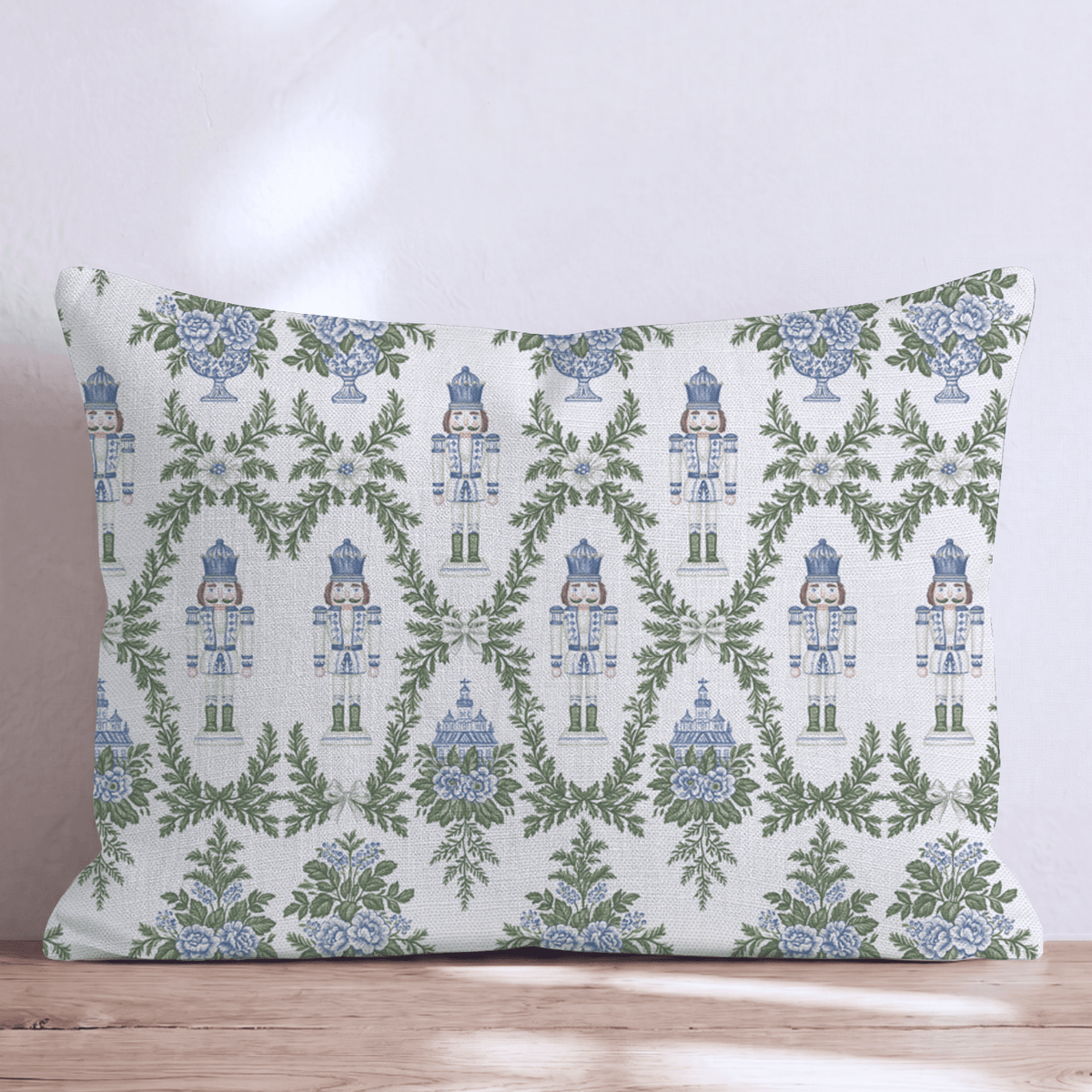Nutcracker Manor Throw Pillow throw pillow - Hillcroft Home