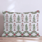 Nutcracker Poinsettia Throw Pillow throw pillow - Hillcroft Home