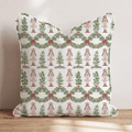 Nutcracker Poinsettia Throw Pillow throw pillow - Hillcroft Home