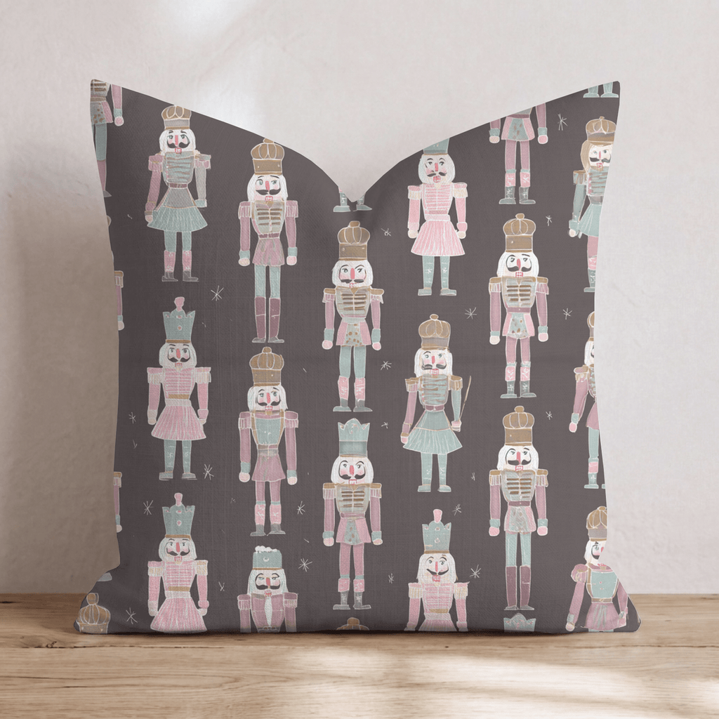 Nutcracker Soldier Parade Throw Pillow - Hillcroft Home