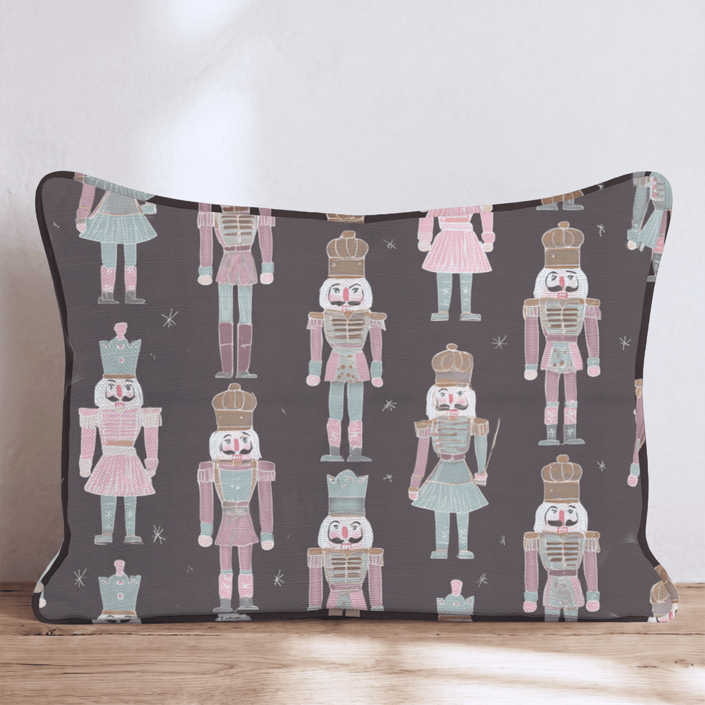 Nutcracker Soldier Parade Throw Pillow - Hillcroft Home