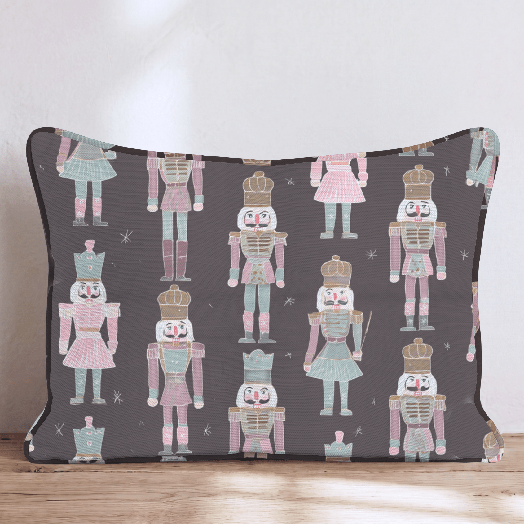 Nutcracker Soldier Parade Throw Pillow - Hillcroft Home