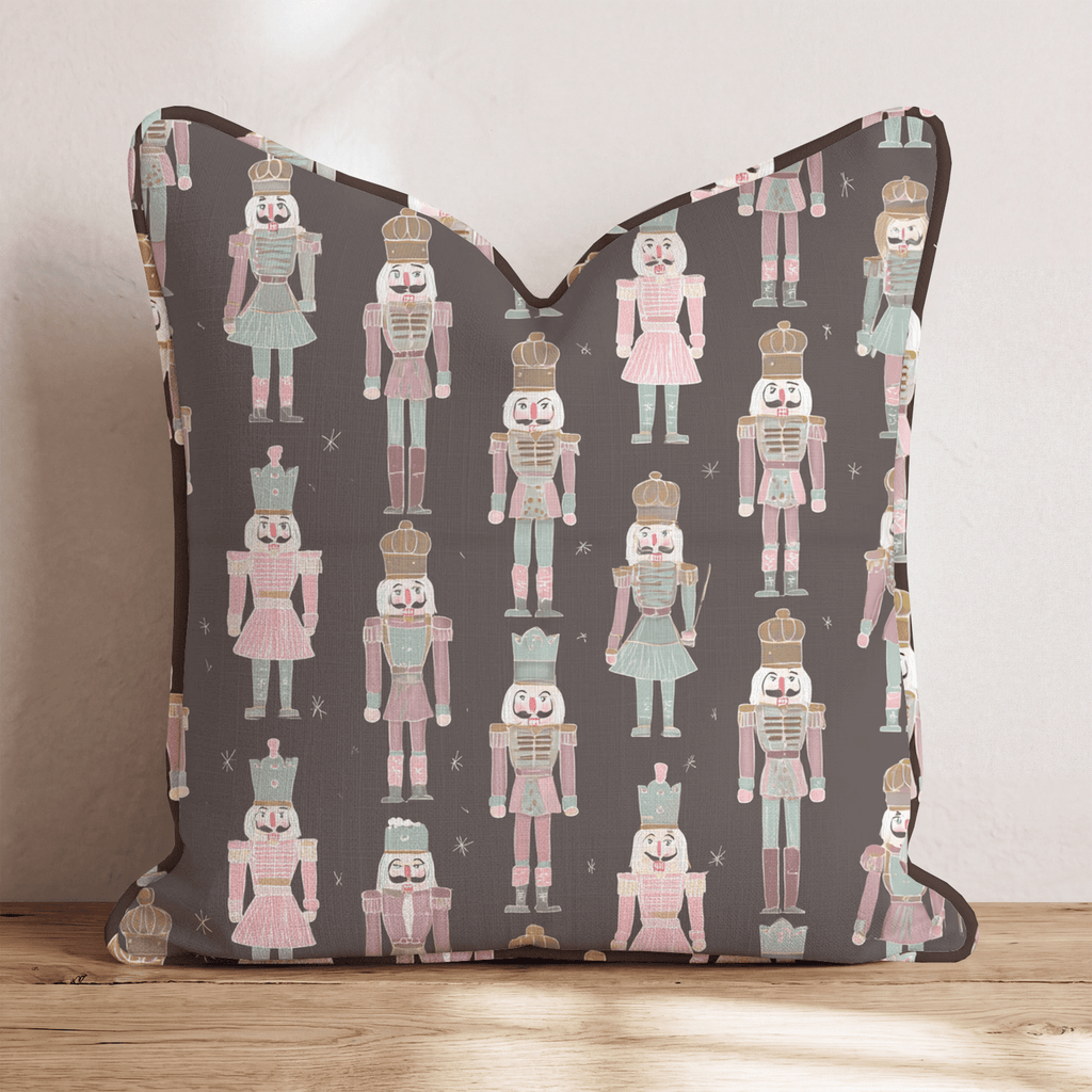 Nutcracker Soldier Parade Throw Pillow - Hillcroft Home