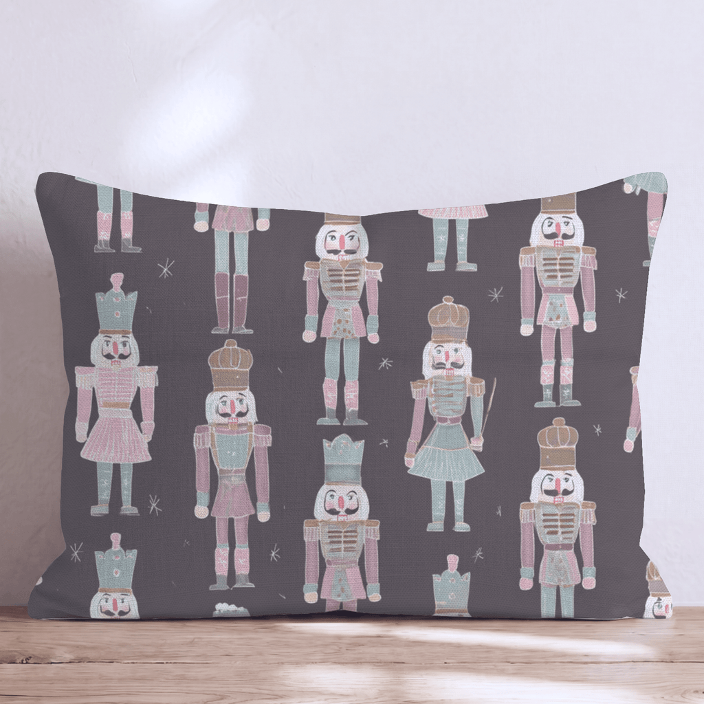 Nutcracker Soldier Parade Throw Pillow - Hillcroft Home