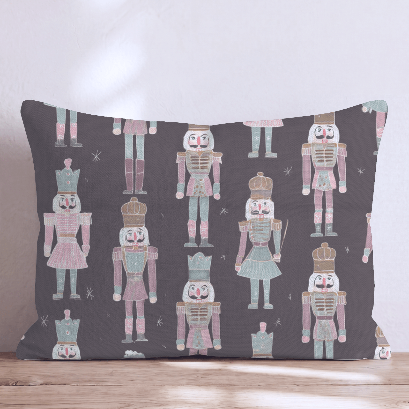 Nutcracker Soldier Parade Throw Pillow - Hillcroft Home