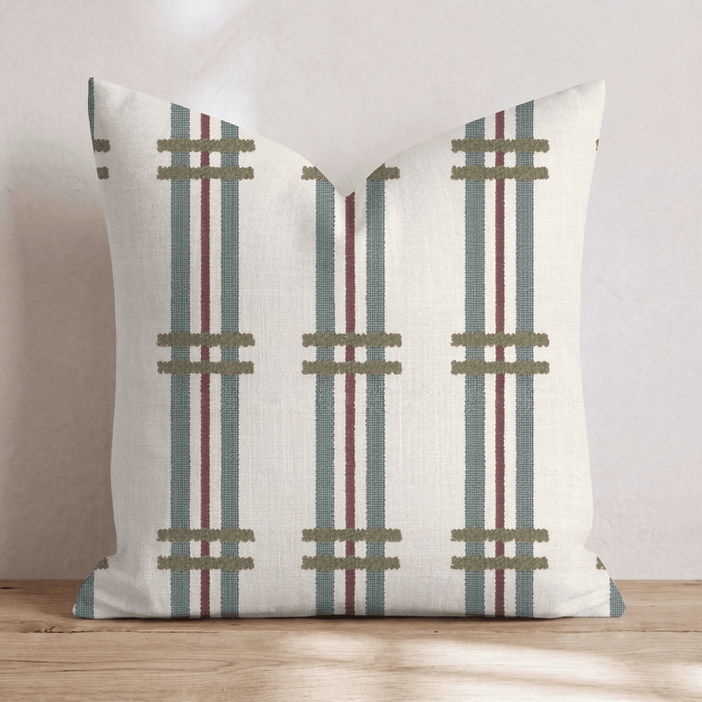 Nutcracker Ticking Throw Pillow throw pillow - Hillcroft Home