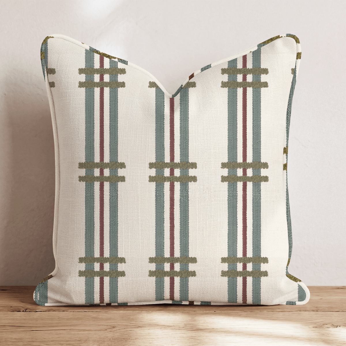 Nutcracker Ticking Throw Pillow throw pillow - Hillcroft Home