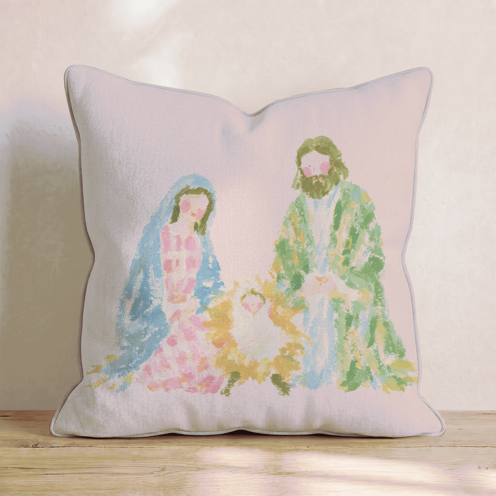 O_ Holy Night Throw Pillow - Hillcroft Home