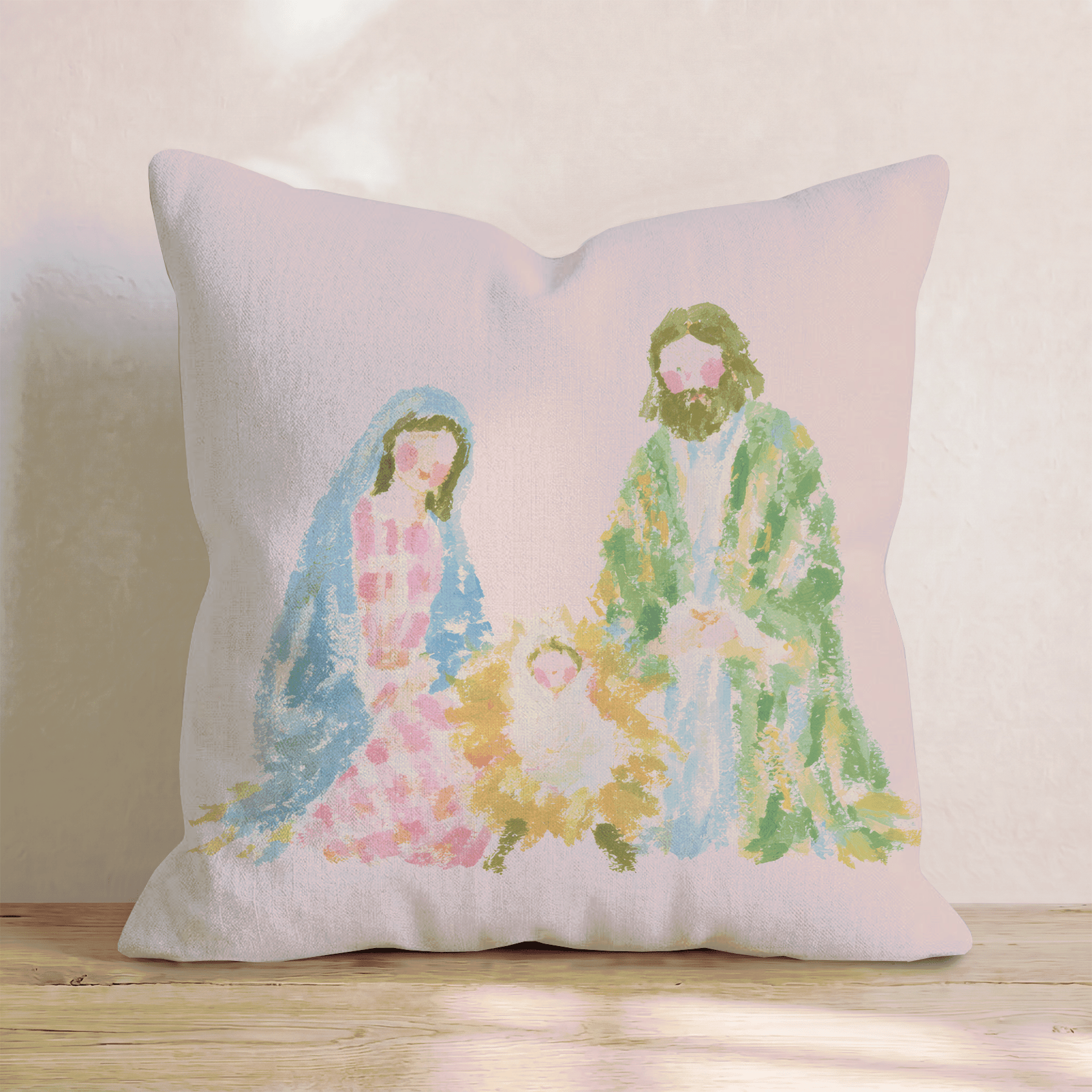 O_ Holy Night Throw Pillow - Hillcroft Home