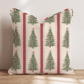 O Tannenstripe Throw Pillow throw pillow - Hillcroft Home
