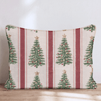 O Tannenstripe Throw Pillow throw pillow - Hillcroft Home