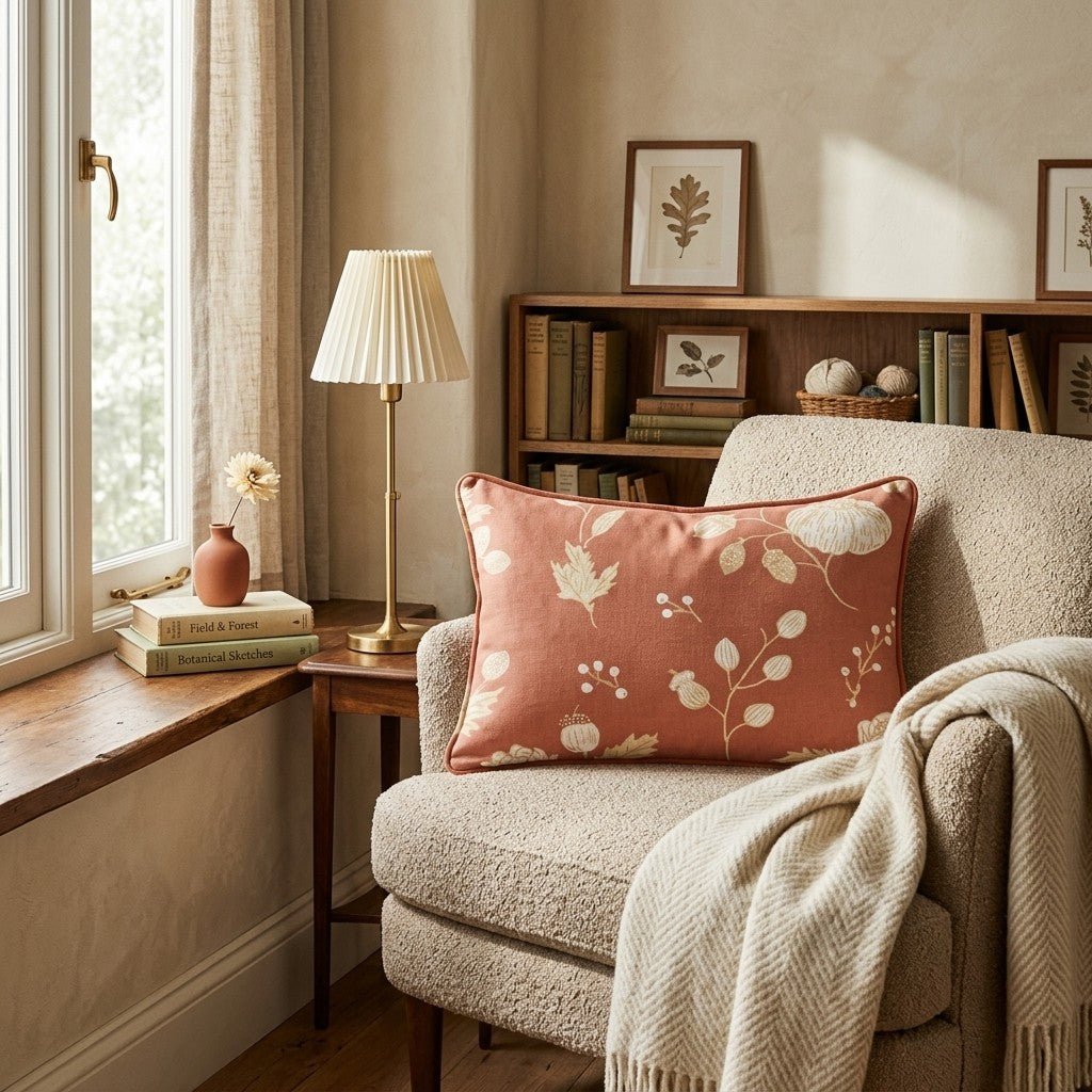 Oak & Amber Throw Pillow - Hillcroft Home