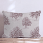 Oak Grove Toile Throw Pillow - Hillcroft Home