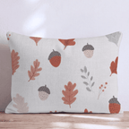 Oak Leaf and Acorn Throw Pillow - Hillcroft Home