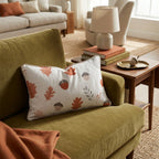 Oak Leaf and Acorn Throw Pillow - Hillcroft Home