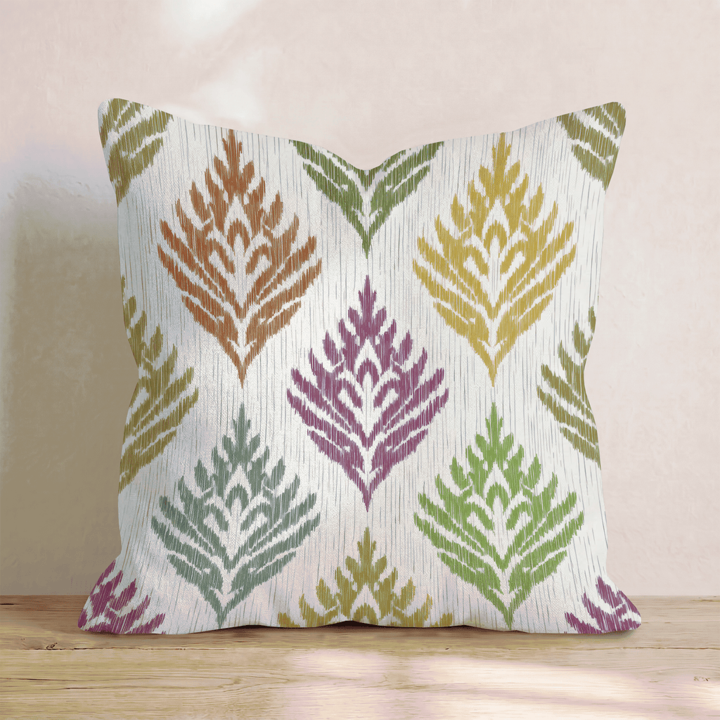 Ochre Thread Throw Pillow - Hillcroft Home