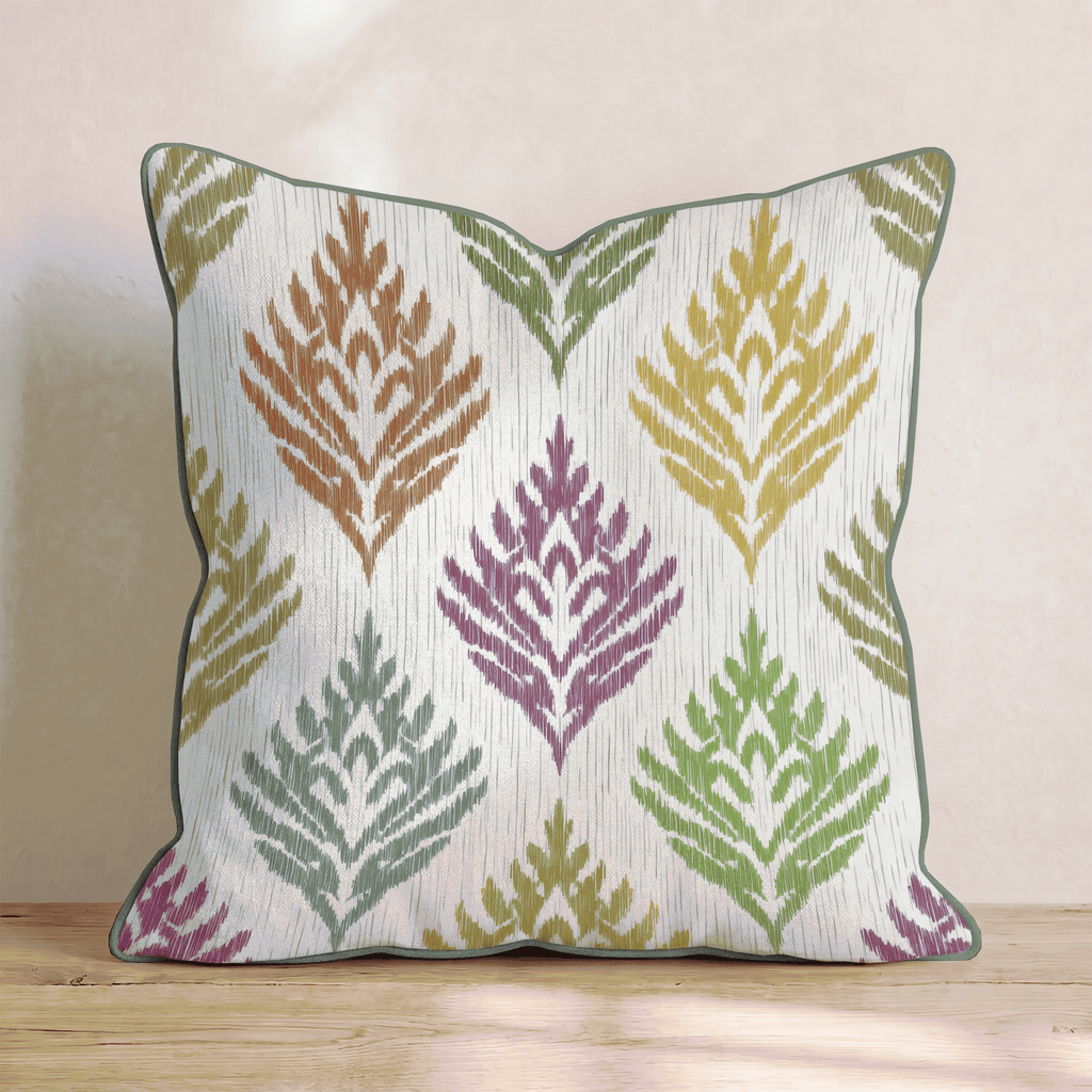 Ochre Thread Throw Pillow - Hillcroft Home