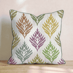 Ochre Thread Throw Pillow - Hillcroft Home