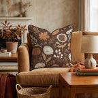 October Blooms Throw Pillow - Hillcroft Home