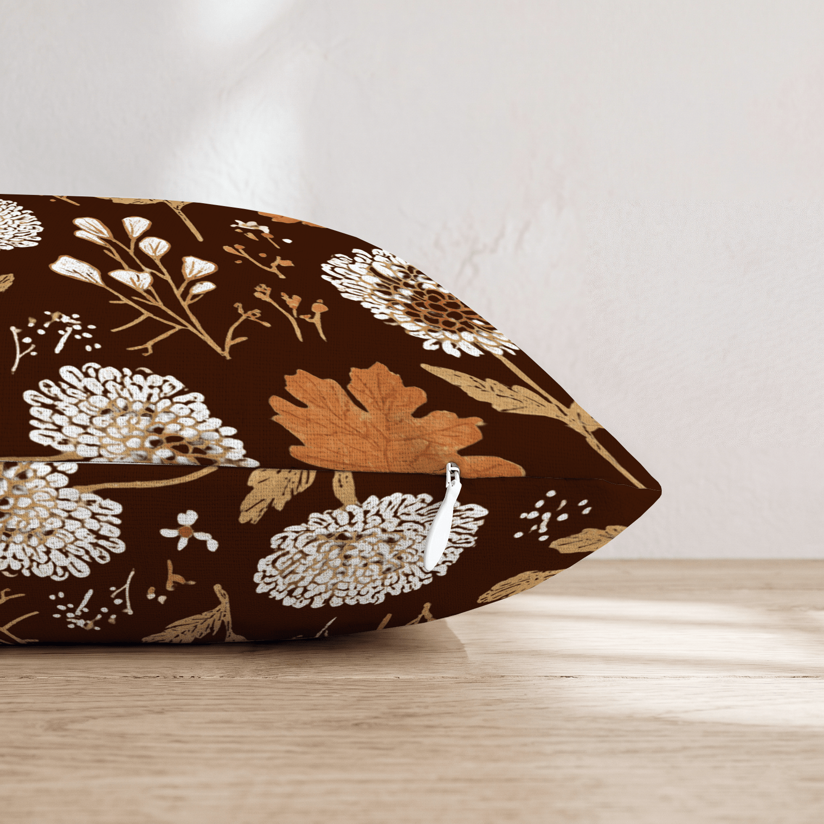 October Blooms Throw Pillow - Hillcroft Home