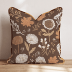 October Blooms Throw Pillow - Hillcroft Home