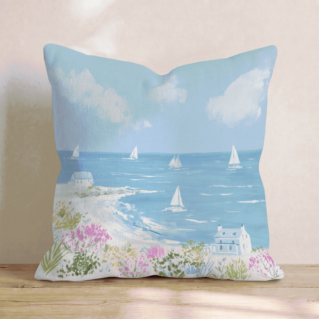 Off the Coast Throw Pillow - Hillcroft Home