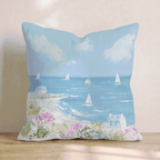 Off the Coast Throw Pillow - Hillcroft Home