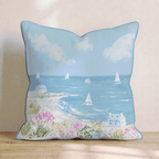Off the Coast Throw Pillow - Hillcroft Home