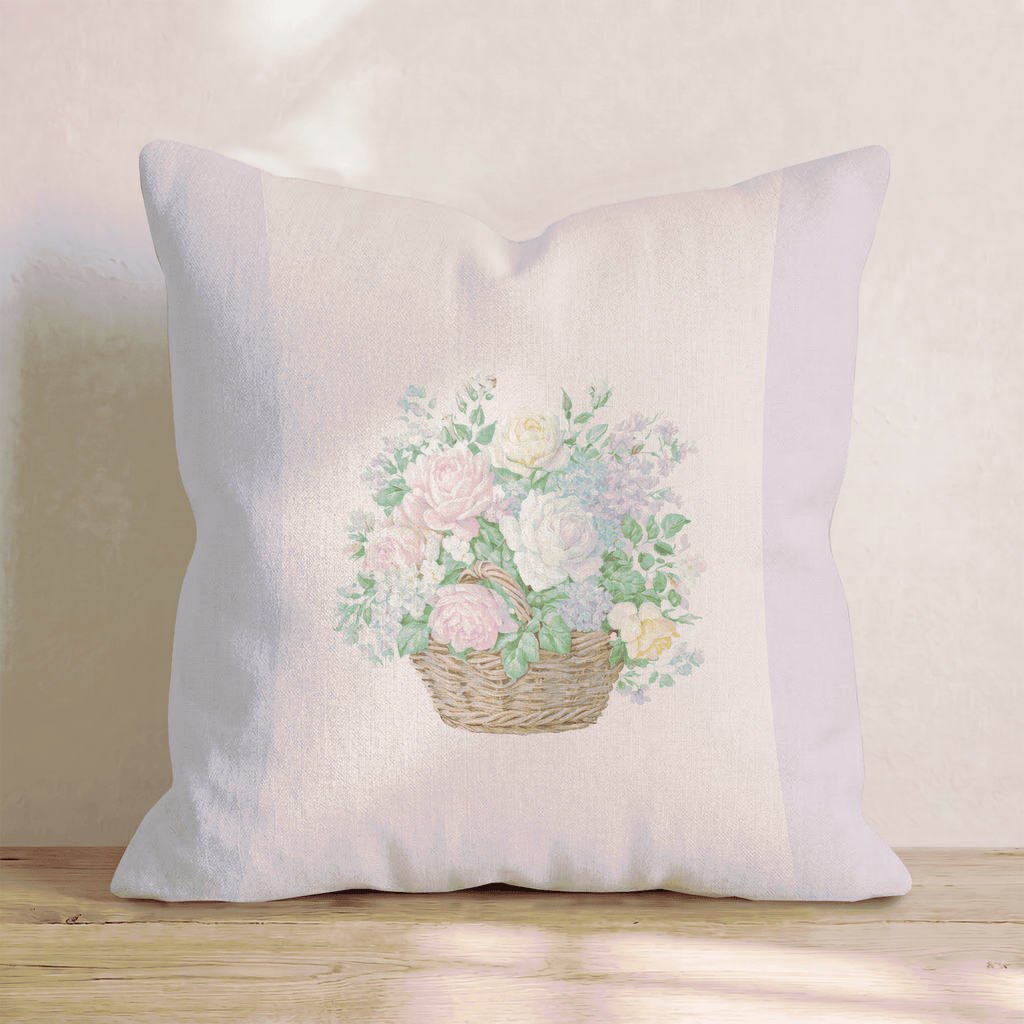 Old Basket Throw Pillow - Hillcroft Home