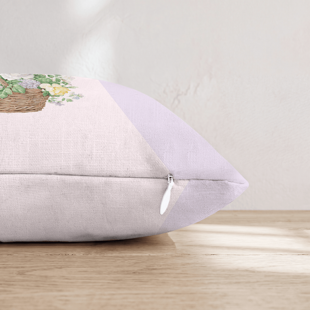 Old Basket Throw Pillow - Hillcroft Home