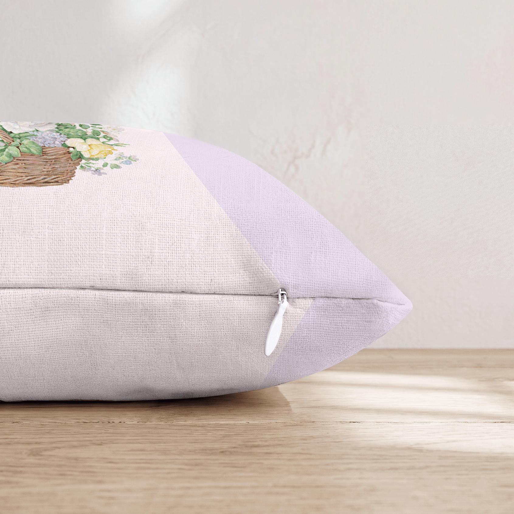 Old Basket Throw Pillow - Hillcroft Home