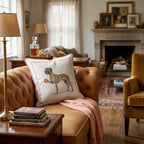 Old Fashion Great Dane Throw Pillow - Hillcroft Home